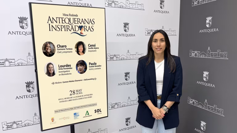 Equidad promueve la mesa redonda ‘Antequeranas Inspiradoras’, que reunirá a Censi Sevilla, Lourdes Ortiz, Paula Cuesta y Charo Carmona