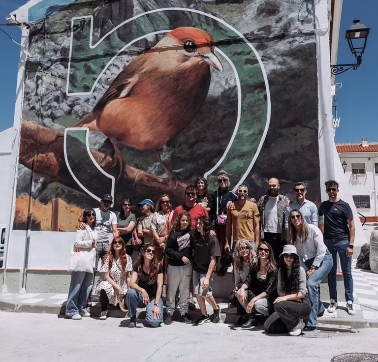 Villanueva del Rosario inaugura el mural ‘ADN-Naturaleza’