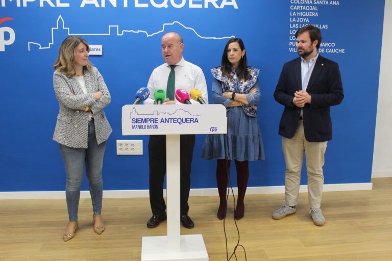 Los populares de Antequera exigen el arreglo de la carretera A-7282 al Gobierno de España