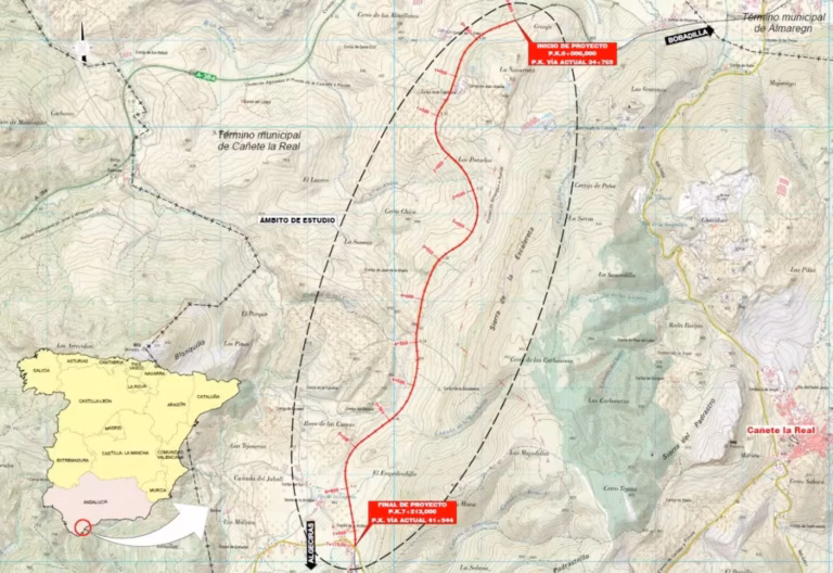 Adjudicados los trabajos de adaptación de gálibo de túneles en la línea Bobadilla-Algeciras