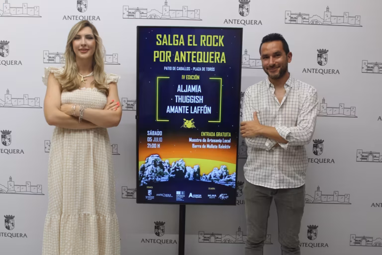 ‘Salga el Rock por Antequera’ se celebra este 5 de julio con tres grupos de primer nivel: Aljamia, Thuggish y Amante Laffón