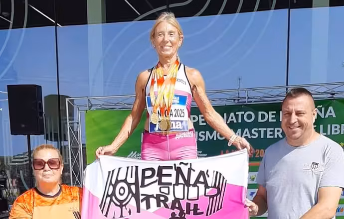 Pepa Sánchez Quintana, triple campeona de España, por primera vez, en la categoría F75