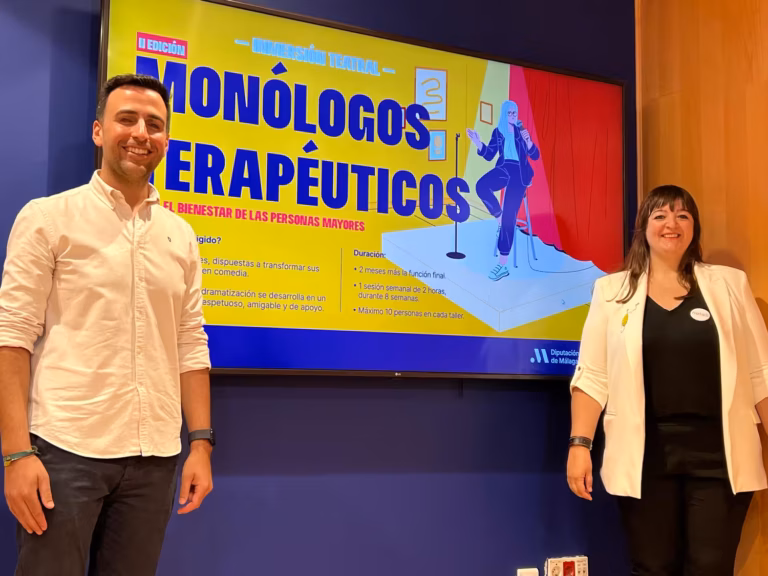 La Diputación de Málaga pone en marcha la segunda edición de los monólogos terapéuticos para el bienestar de los mayores de la provincia