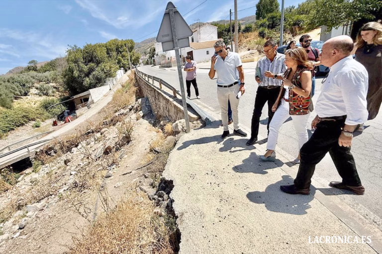 La Junta invierte más de 520.000 euros para estabilizar la ladera del arroyo Aljibe en la pedanía de La Joya para solventar los daños provocados por la DANA de 2024