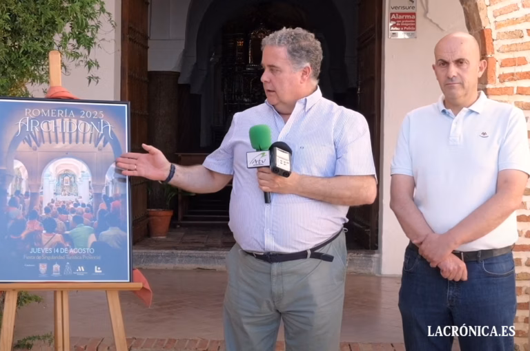 La Romería Nocturna al Santuario de la Virgen de Gracia ya tiene su cartel anunciador, obra de Francisco Rodríguez