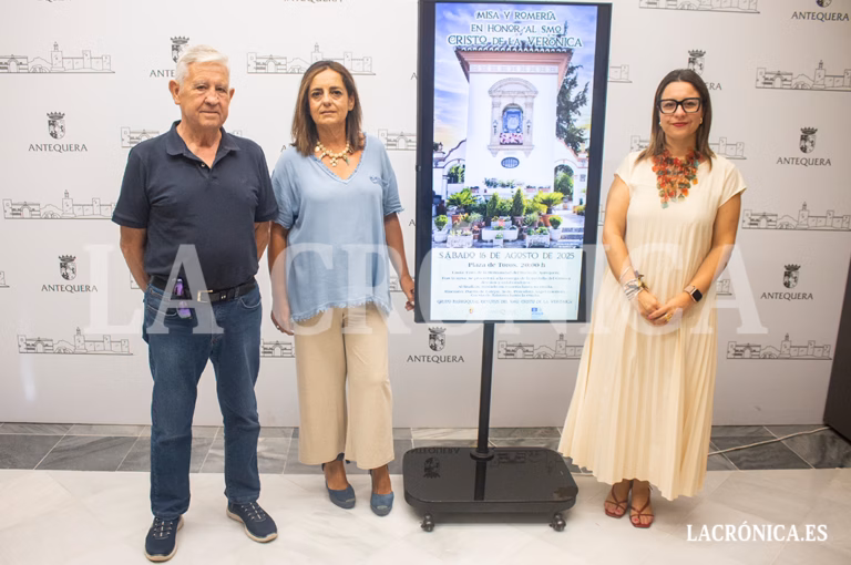 La misa y romería en honor al Cristo de la Verónica se celebra el próximo 16 de agosto en Antequera