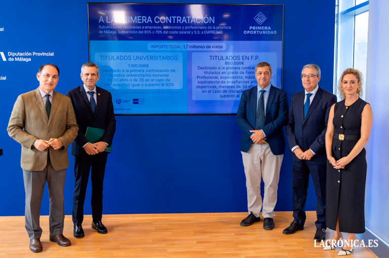 La Diputación pone en marcha una nueva edición del Programa Primera Oportunidad para jóvenes titulados con una inversión de 1,7 millones