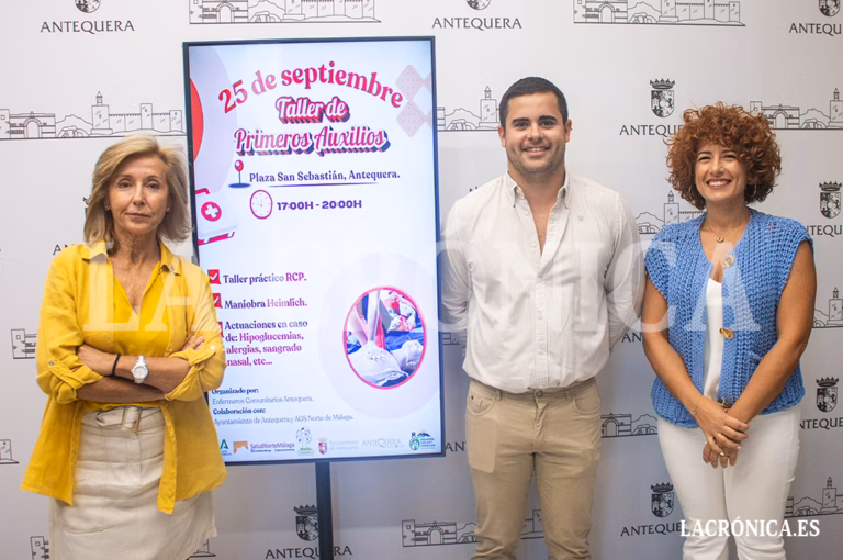 Taller de Primeros Auxilios en la Plaza de San Sebastián como formación práctica para la ciudadanía