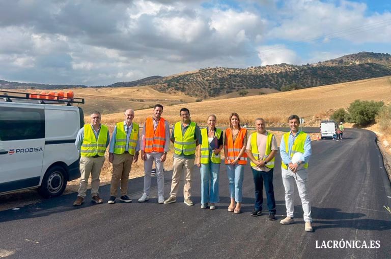 Villanueva de la Concepción mejora su conexión con Almogía con una inversión de 580.000 euros de la Diputación en el firme de la carretera MA-3403