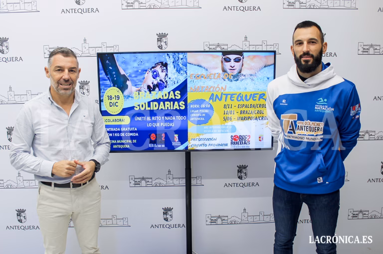 La piscina cubierta de Antequera acogerá los Encuentros Locales de Natación y las ‘Brazadas Solidarias’