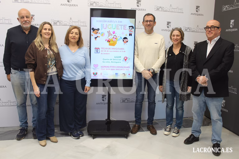 Antequera lanza su campaña anual solidaria de juguetes con el objetivo de llegar a 300 niños esta Navidad