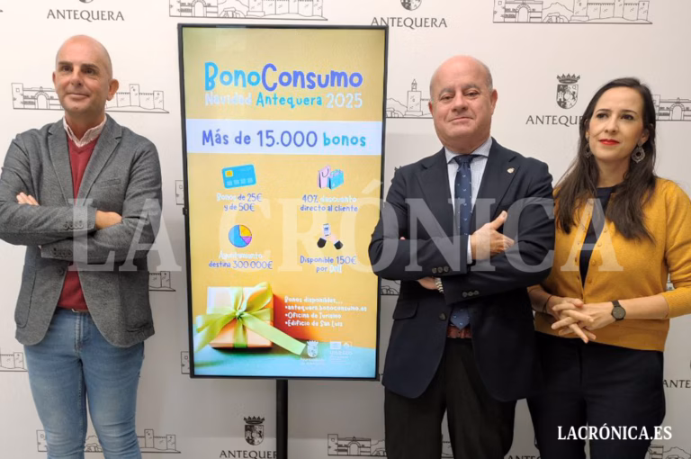 El comercio antequerano toma protagonismo en Navidad un año más con una nueva campaña del BonoConsumo