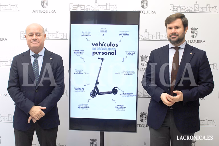 Antequera aprueba una nueva ordenanza para regular los patinetes eléctricos en la ciudad