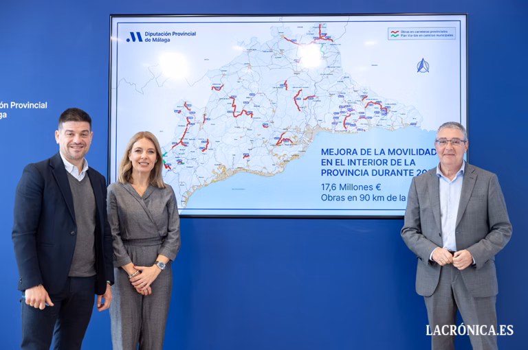 La Diputación hace balance del refuerzo de las carreteras del norte de Málaga en 2025 con inversiones en La Joya y varios municipios de la comarca