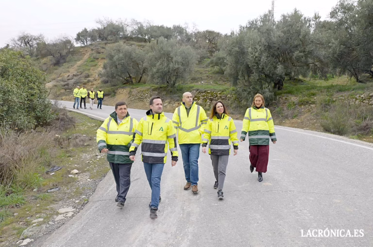 La Junta destina más de 500.000 euros en Archidona para asegurar la carretera de los Molinillos tras los desprendimientos