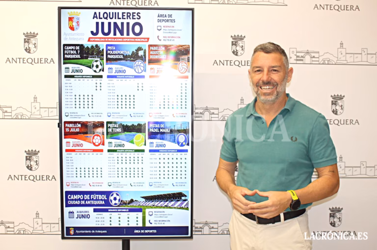 Antequera amplía en verano el acceso ciudadano a las instalaciones deportivas municipales