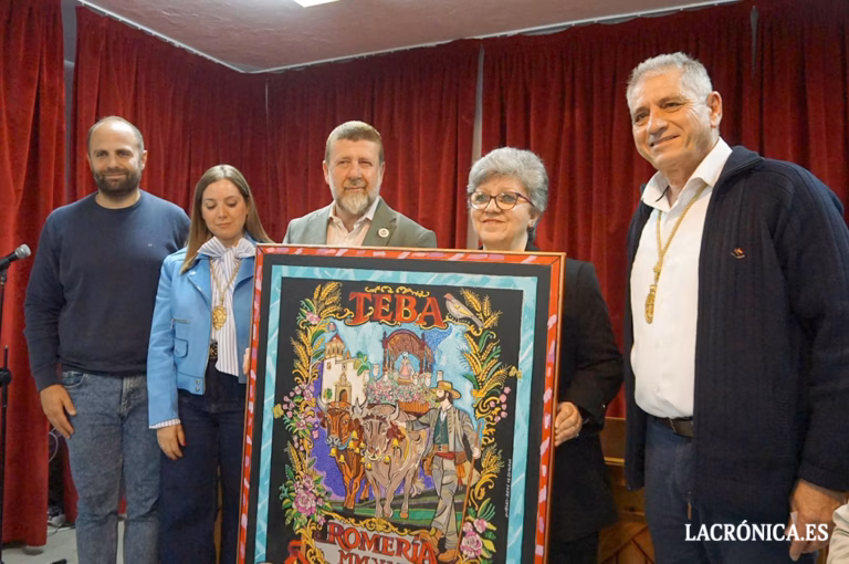 Teba presenta el cartel anunciador de su Romería 2026 en un acto marcado por la tradición