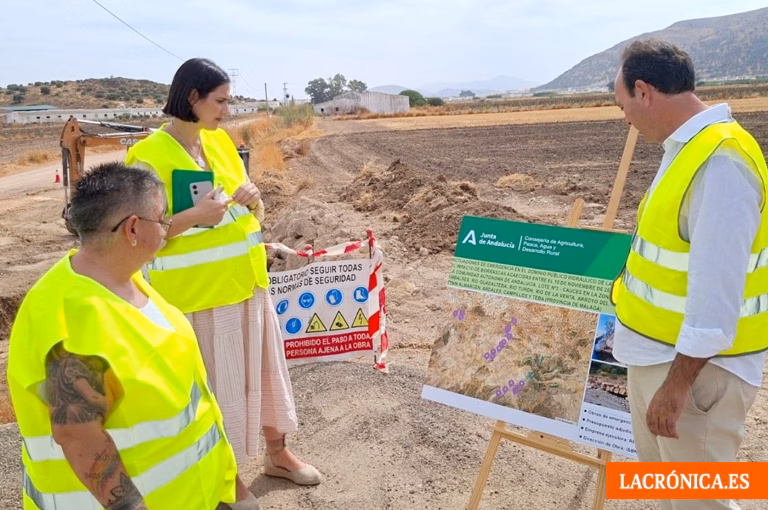 La Junta invierte casi tres millones de euros en reparar los cauces dañados por las lluvias en Almargen y Cañete la Real