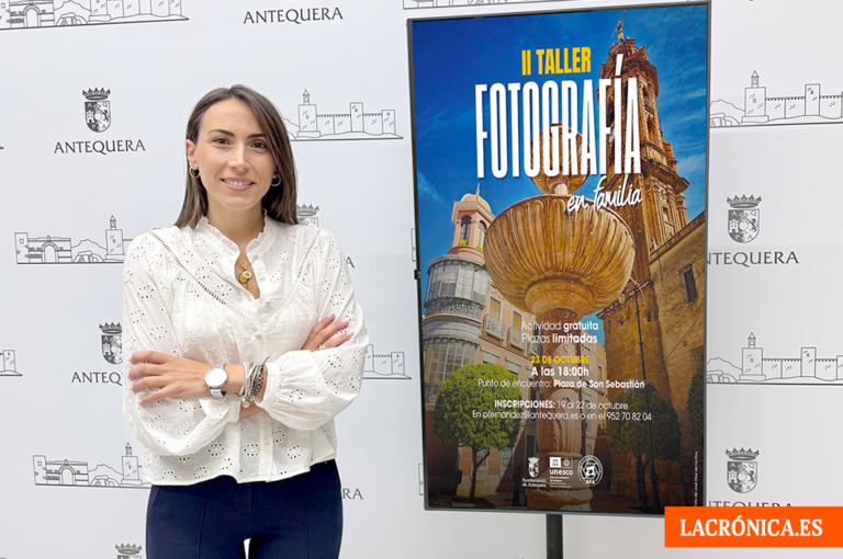 La segunda edición del Taller de ‘Fotografía en Familia’ se celebra el próximo 23 de octubre en Antequera