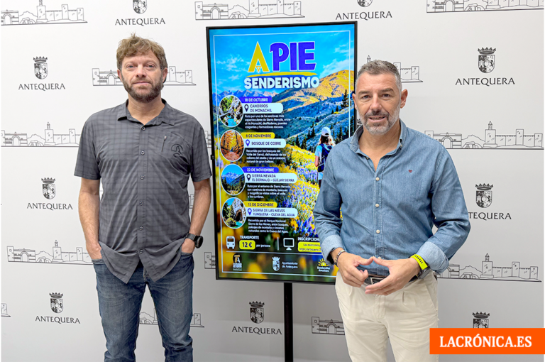 Antequera retoma las salidas de senderismo con cuatro propuestas para el otoño y el invierno
