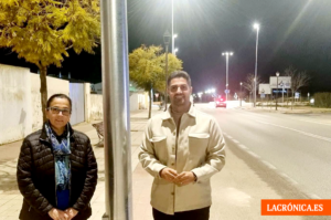 Finaliza la renovación del alumbrado de la avenida Málaga de Fuente de Piedra con 17 nuevos puntos de luz